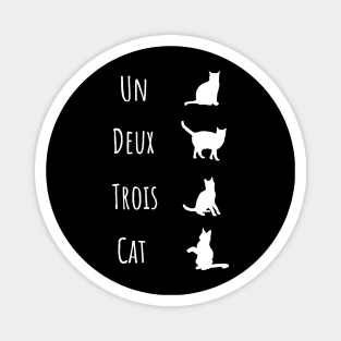 Un Deux Trois Cat Magnet